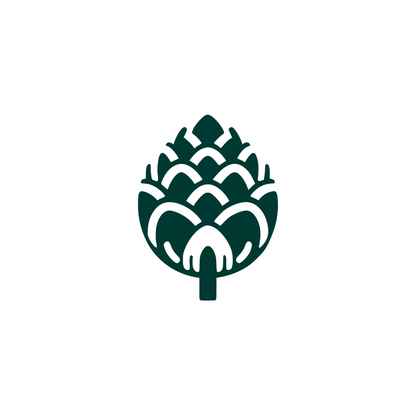 Pine Cone Logo #003932