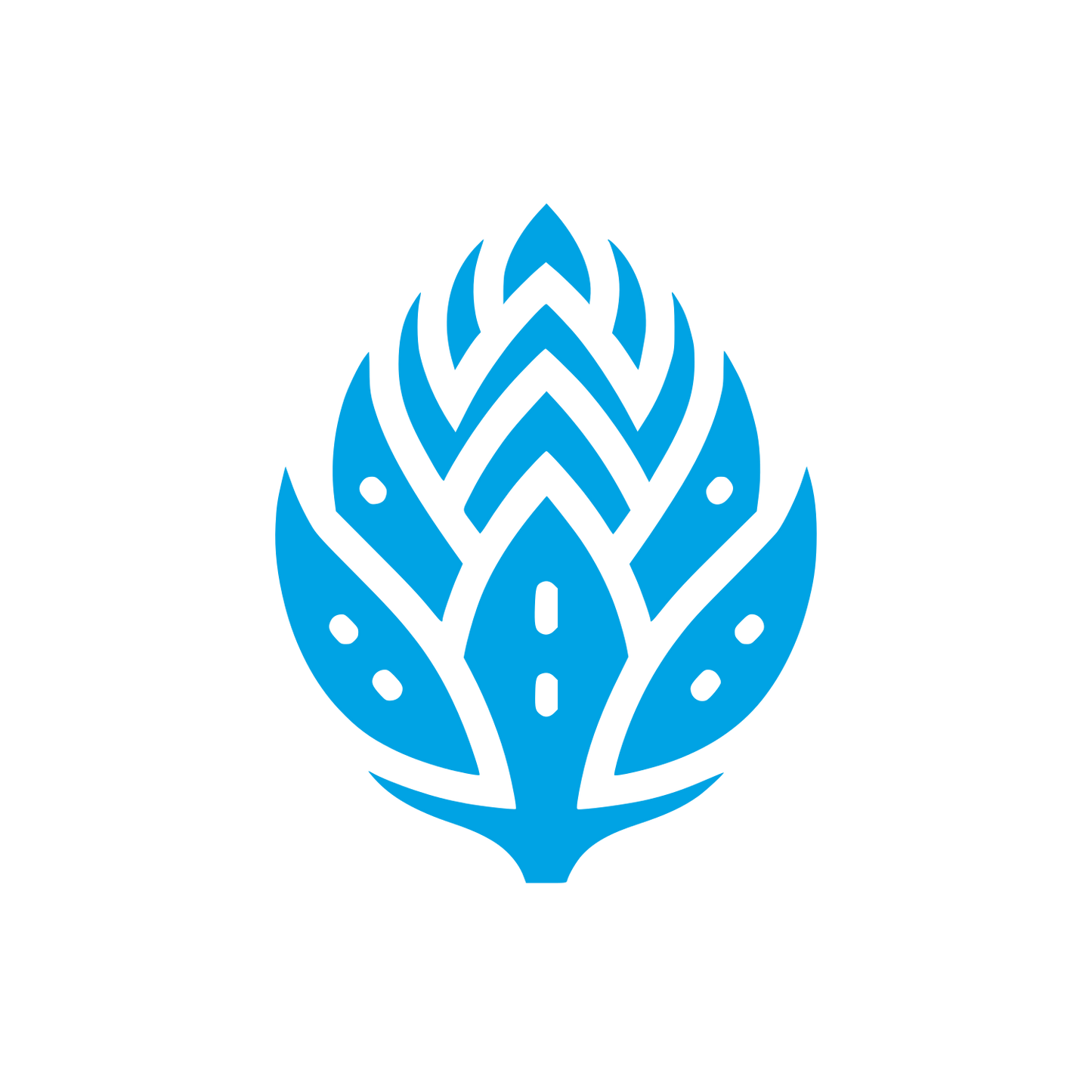 Artichoke Plant Logo #00a3e4