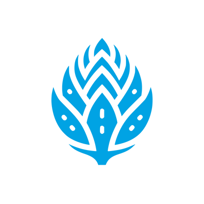 Artichoke Plant Logo #00a3e4
