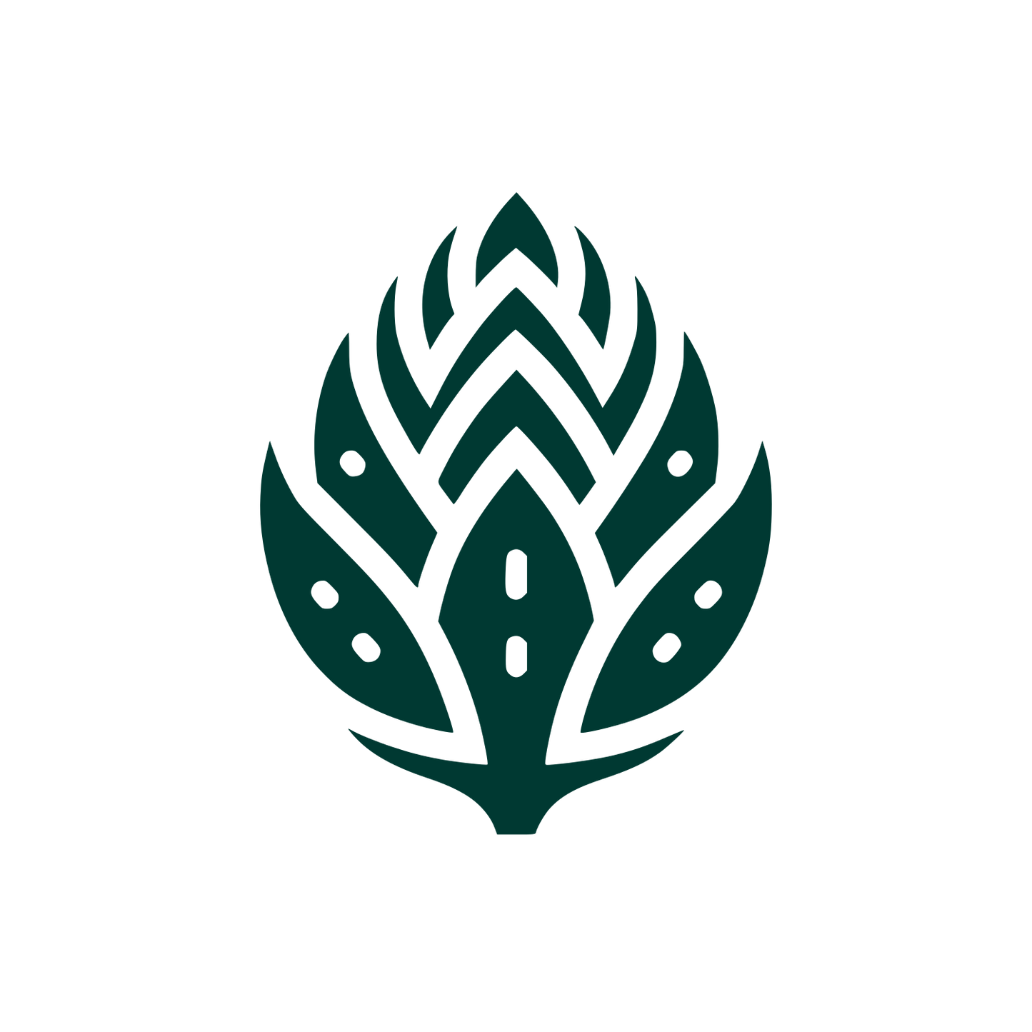 Artichoke Plant Logo #003932