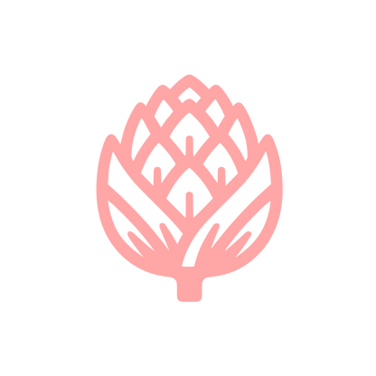 Logo of Artichoke Plant #ffa6a6