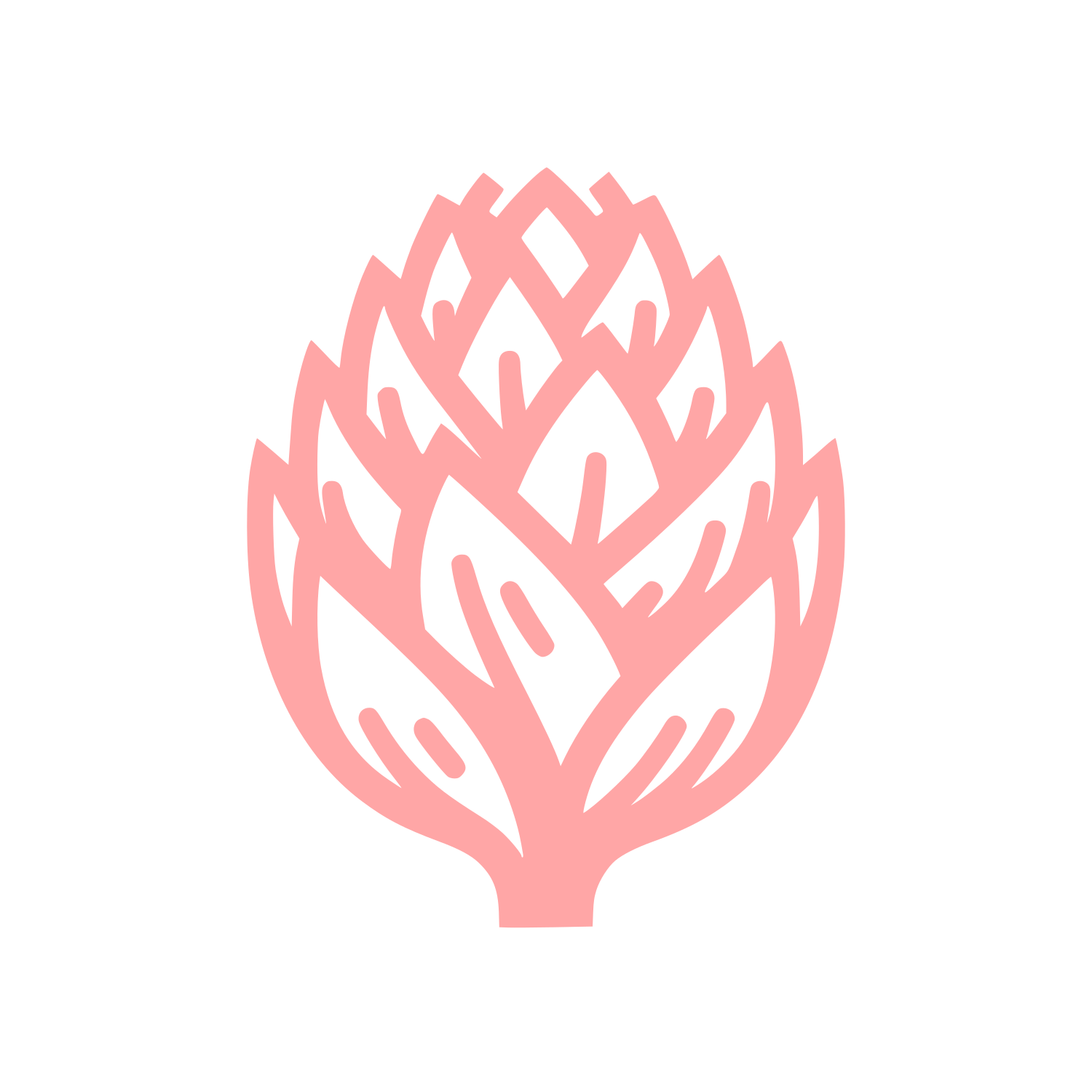 Logo Artichoke Design #ffa6a6