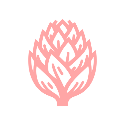 Logo Artichoke Design #ffa6a6