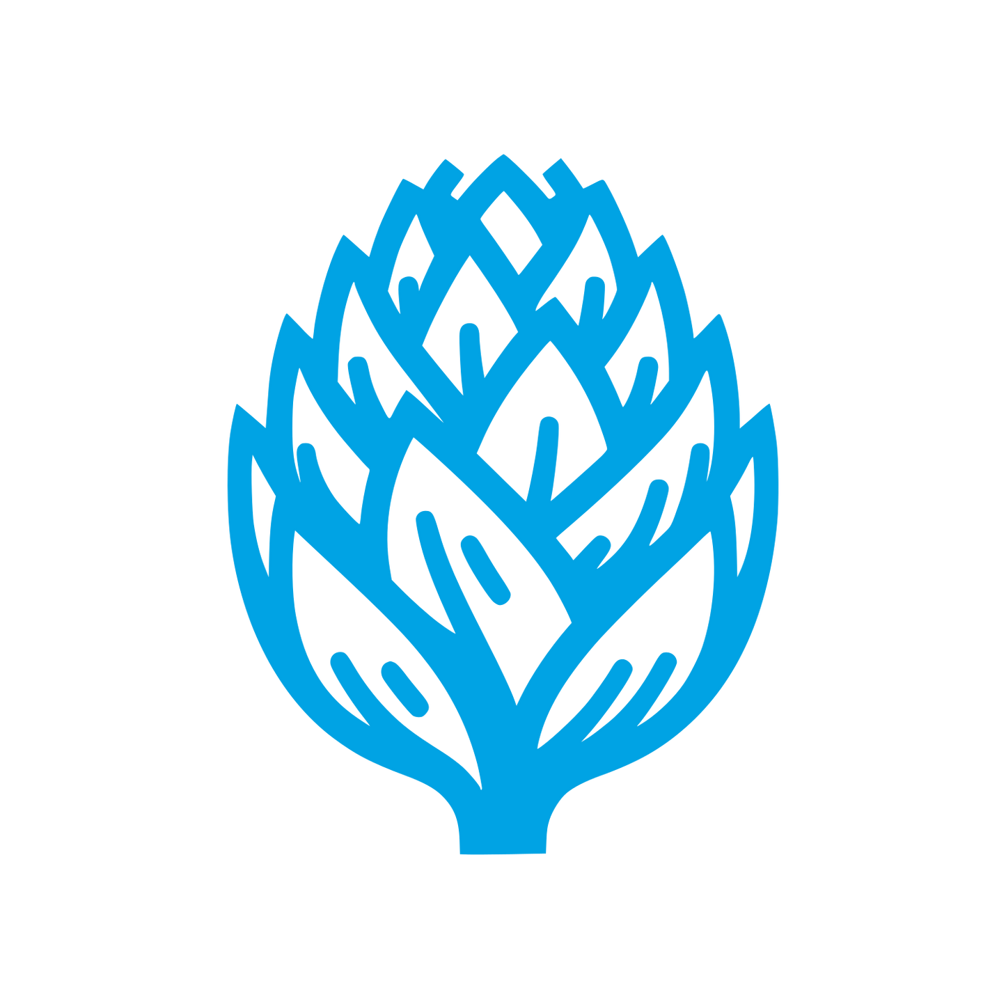 Logo Artichoke Design #00a3e4