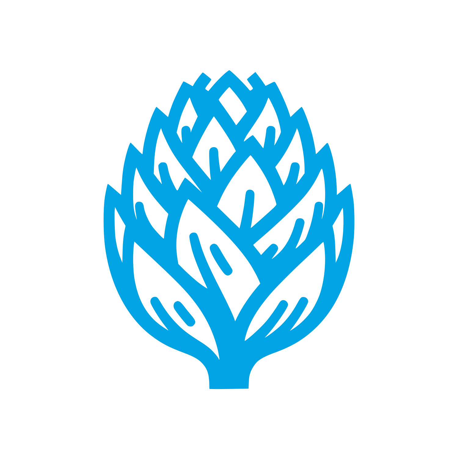 Logo Artichoke Design #00a3e4