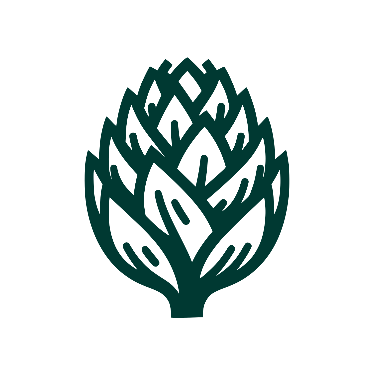 Logo Artichoke Design #003932