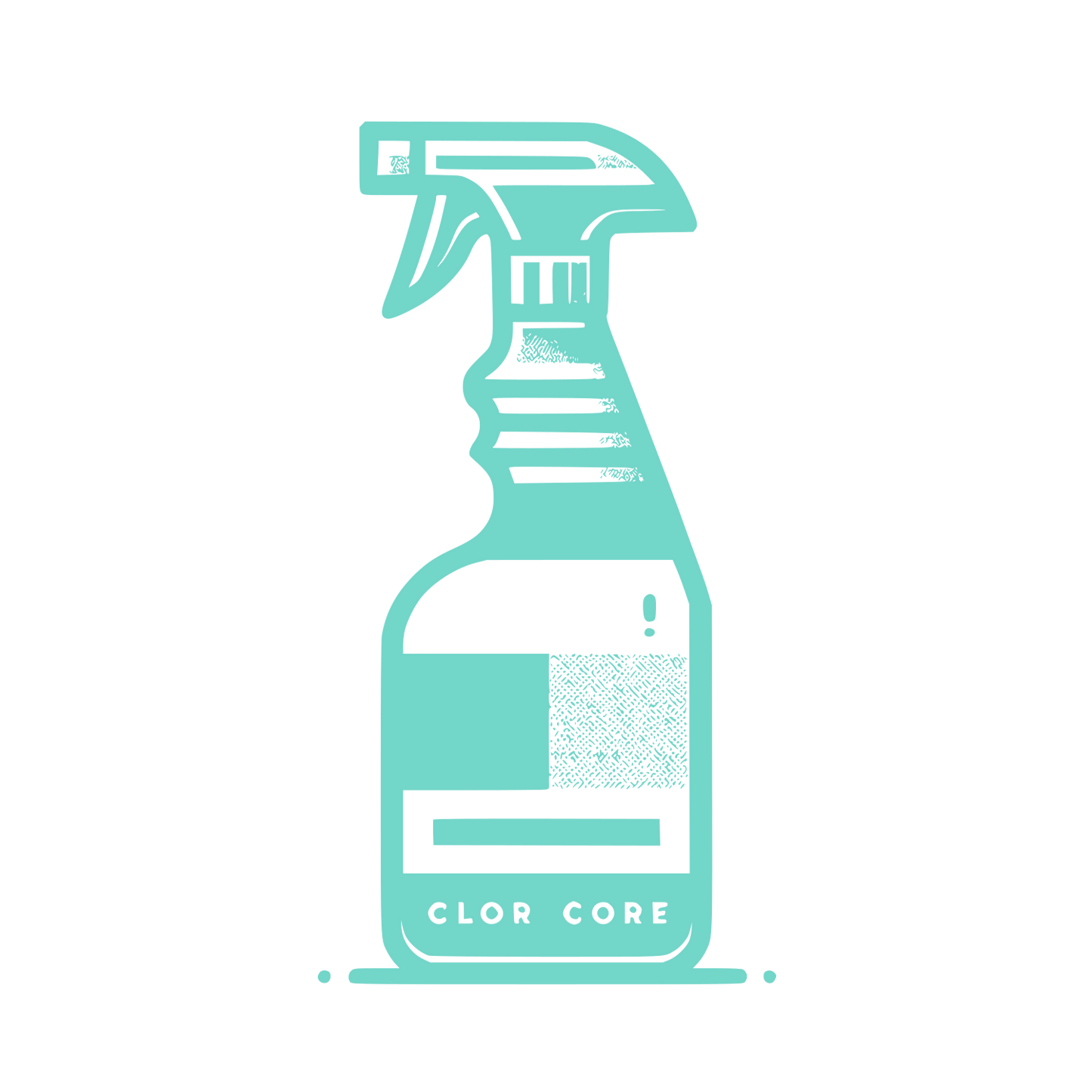 Spray Bottle Trigger Logo #72D6C9