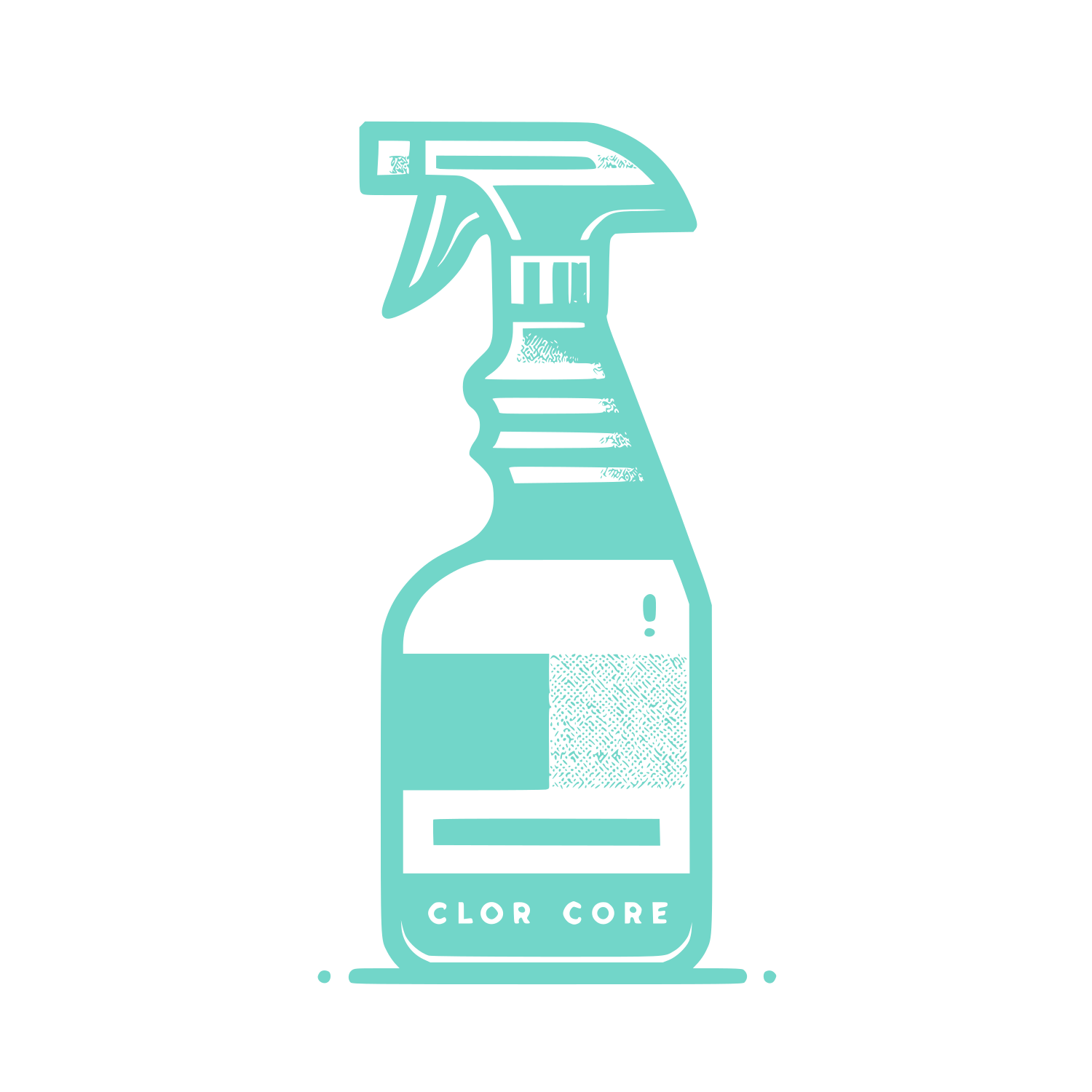 Spray Bottle Trigger Logo #72D6C9