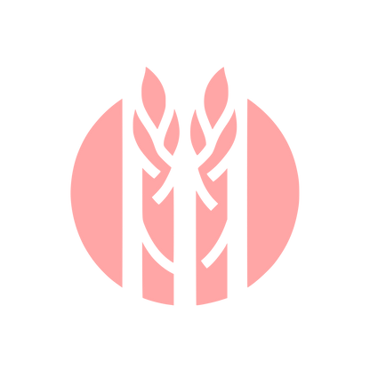 Asparagus Bold Logo #ffa6a6