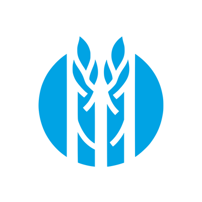Asparagus Bold Logo #00a3e4