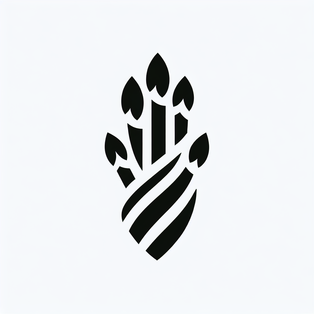 Asparagus Bunch Vegetable Badge