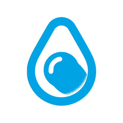 Avocado Drop Logo #00a3e4