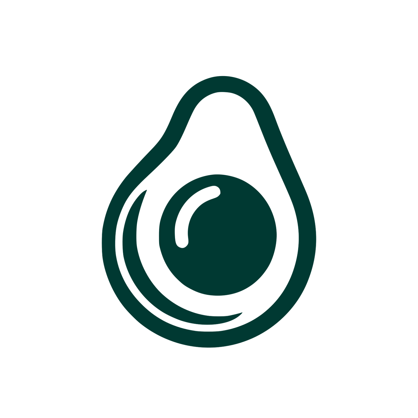 Fresh Avocado Logo #003932