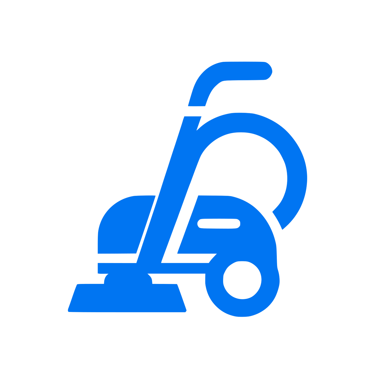 Side View Bicycle Logo #0075f2