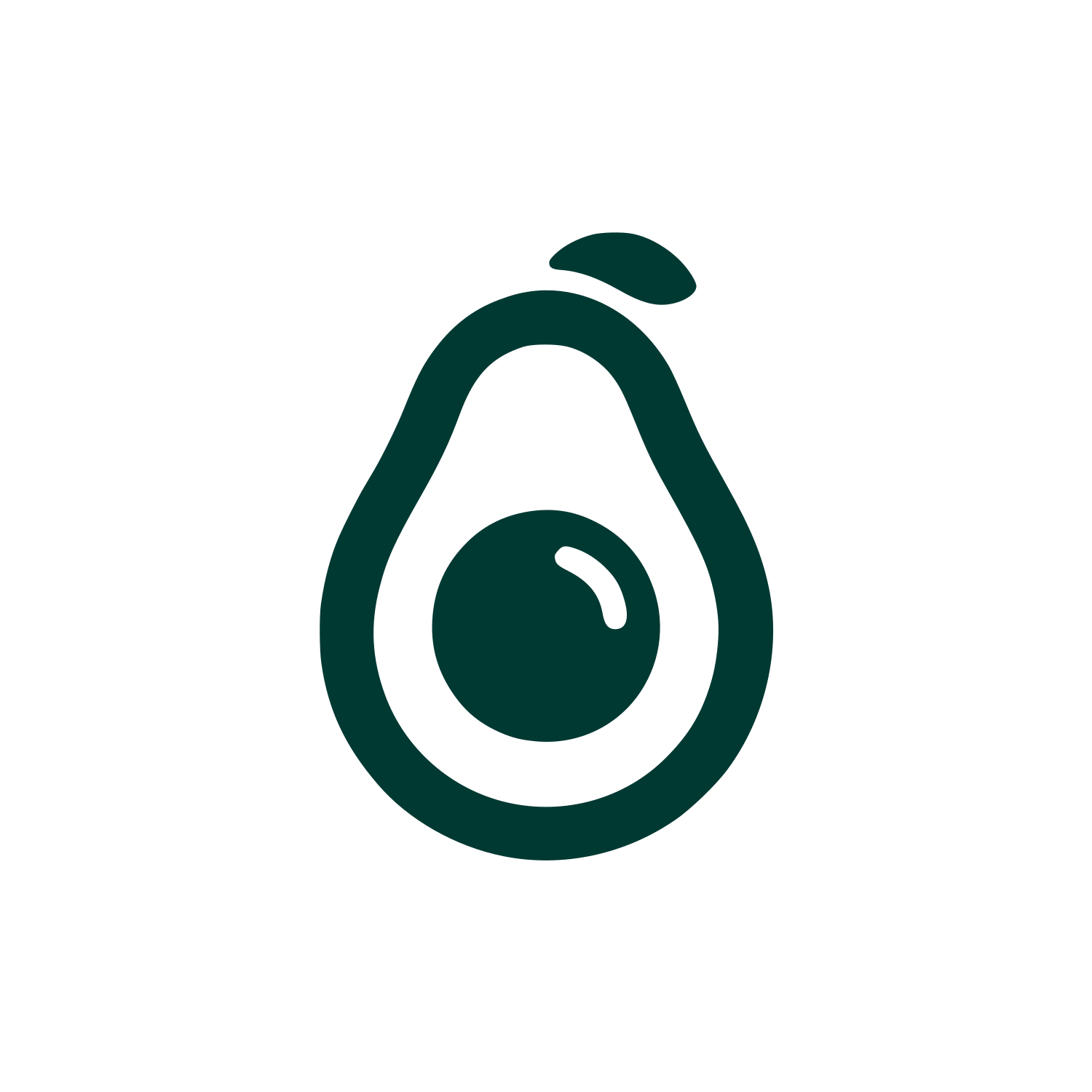 Avocado Logo Design #003932