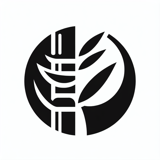 Logo with Leaves Design