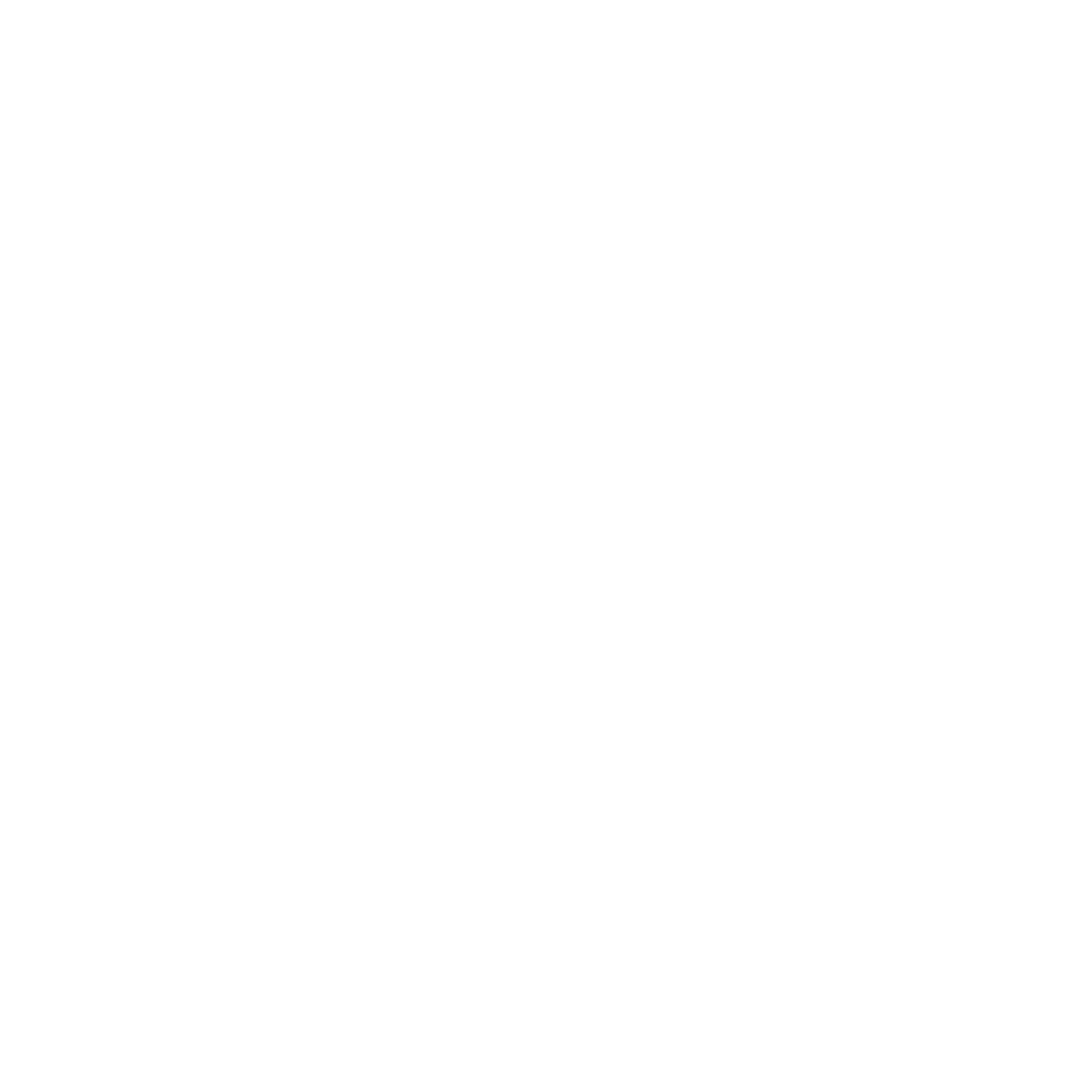 Bamboo Leaf Logo #ffffff