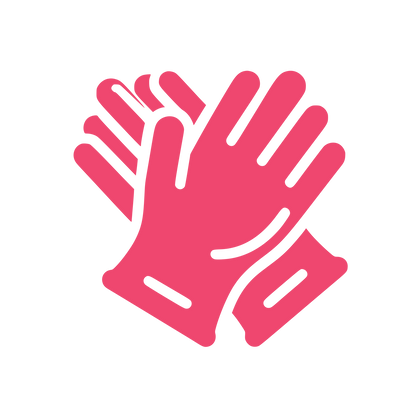 Overlapping Hands Logo #EF476F