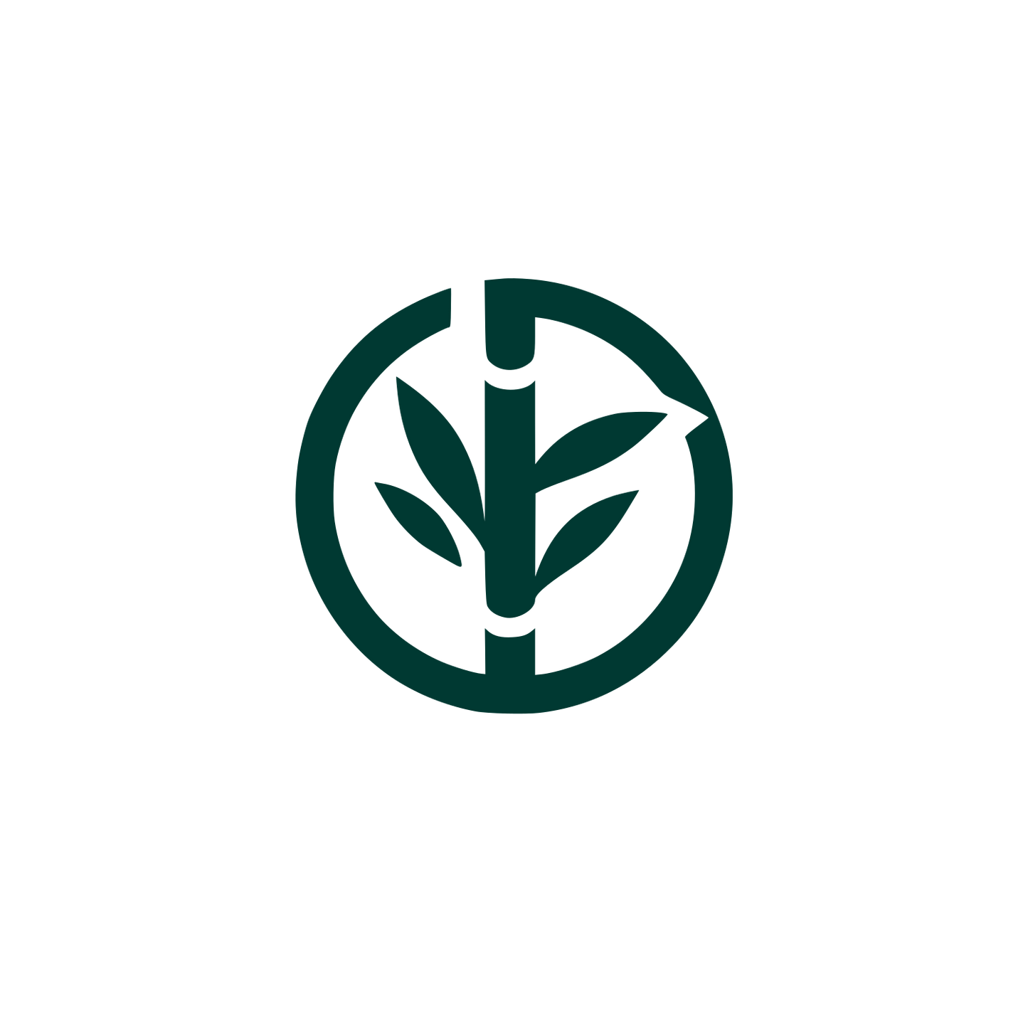Logo with Bamboo Design #003932