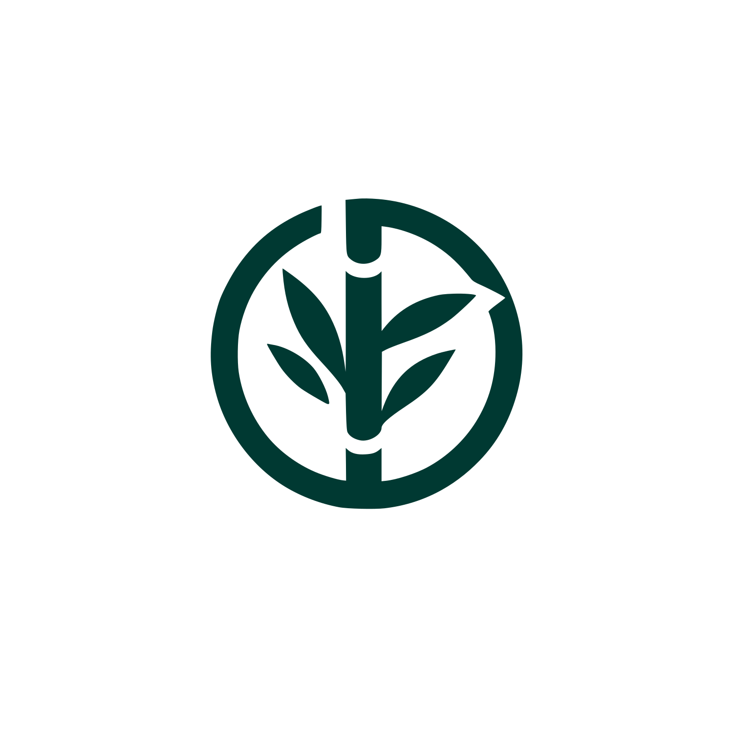 Logo with Bamboo Design #003932