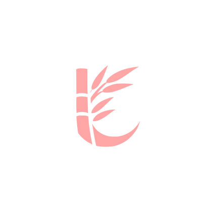 Bamboo Plant Logo #ffa6a6