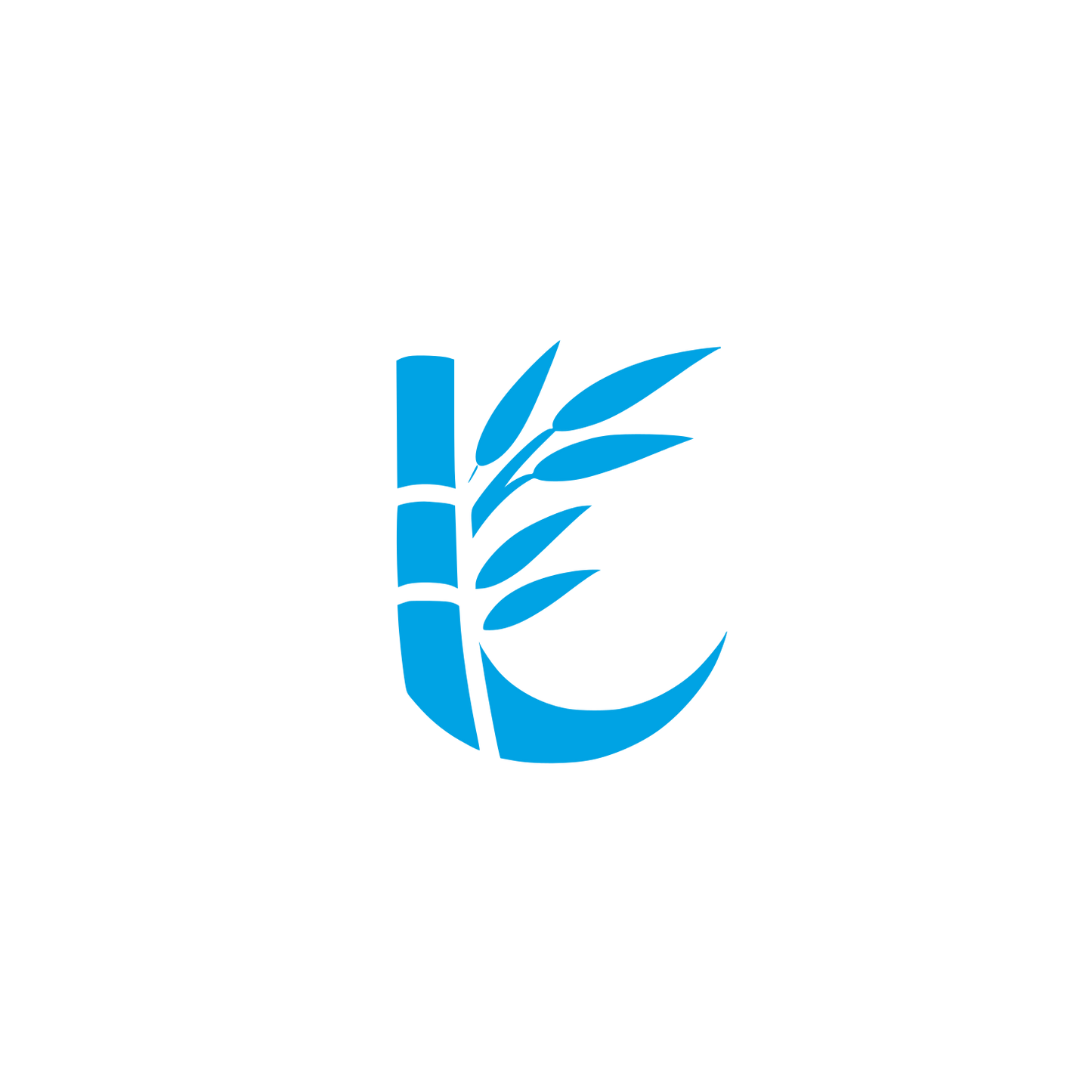 Bamboo Plant Logo #00a3e4
