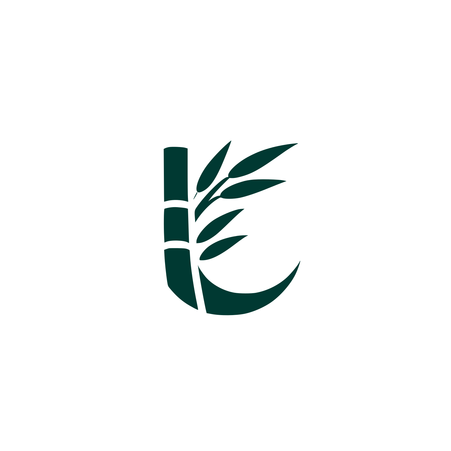 Bamboo Plant Logo #003932