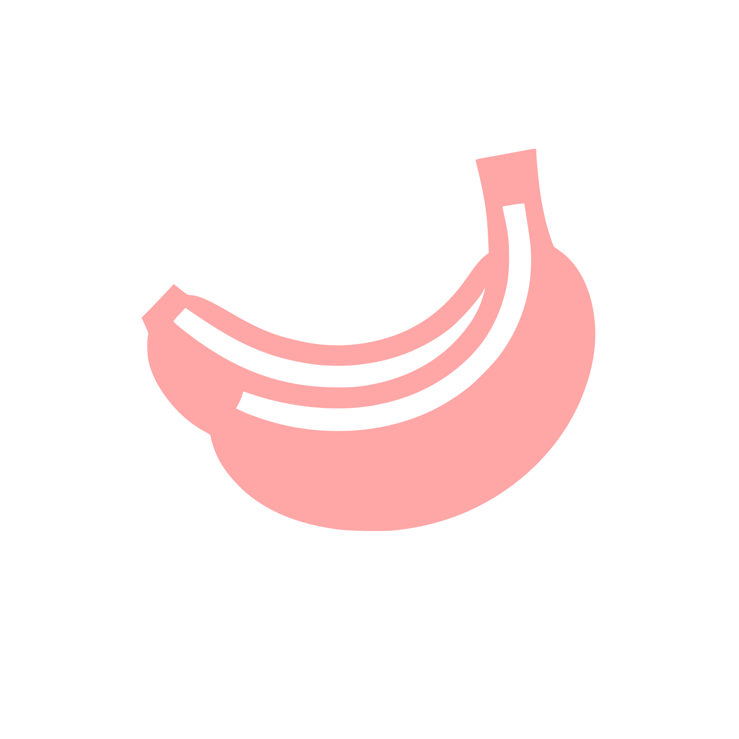 Banana Logo Design #ffa6a6