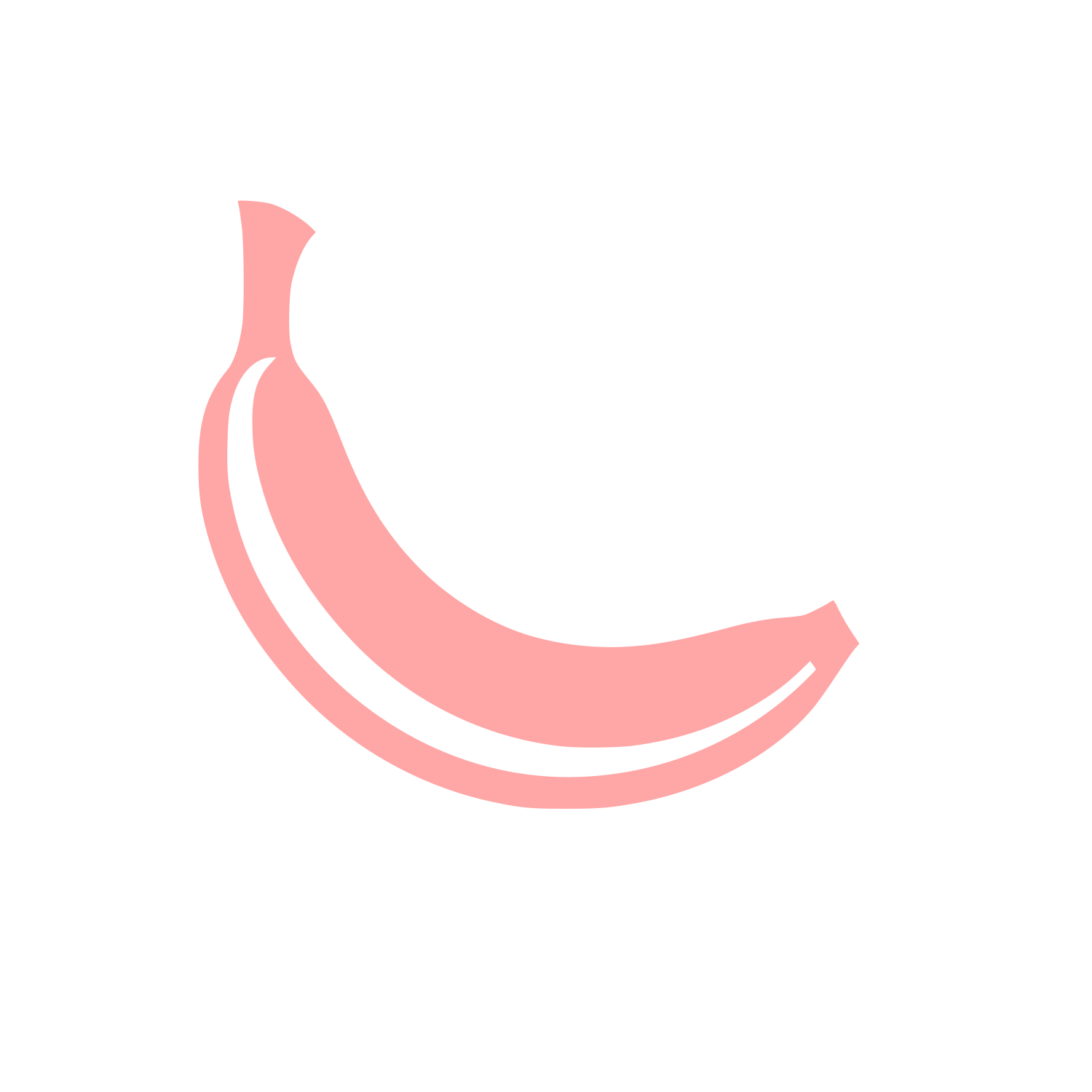 Banana Logo Design #ffa6a6