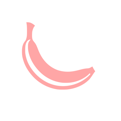Banana Logo Design #ffa6a6