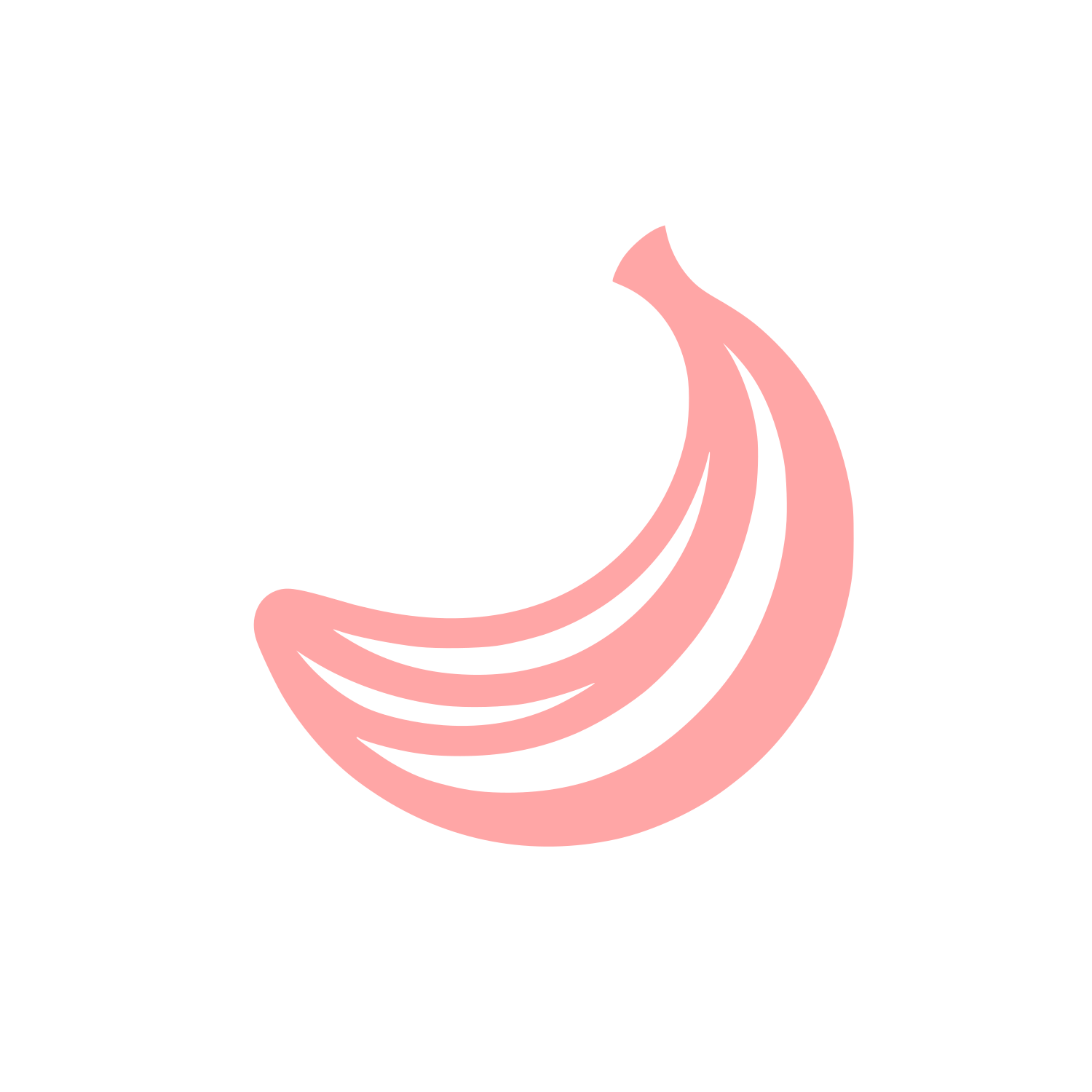 Banana Logo Design #ffa6a6