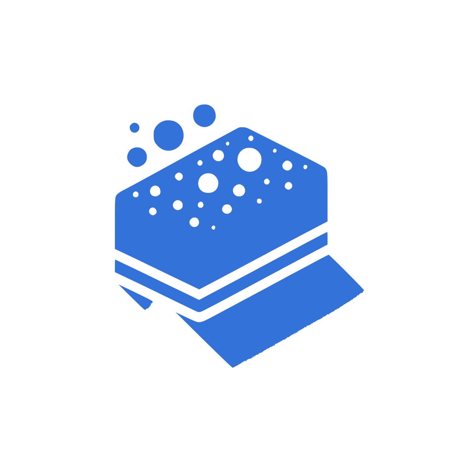 Three Layer Cake Logo #3272D9