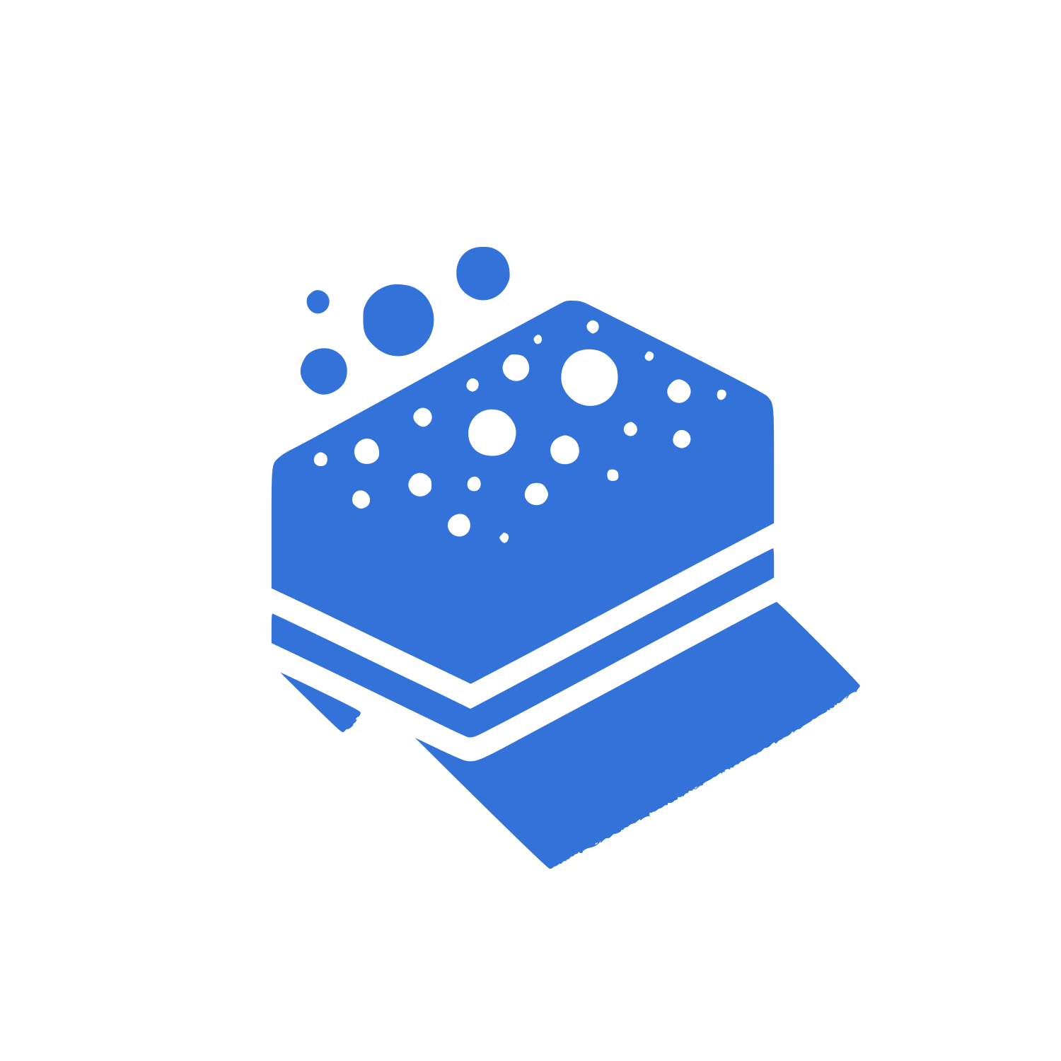 Three Layer Cake Logo #3272D9