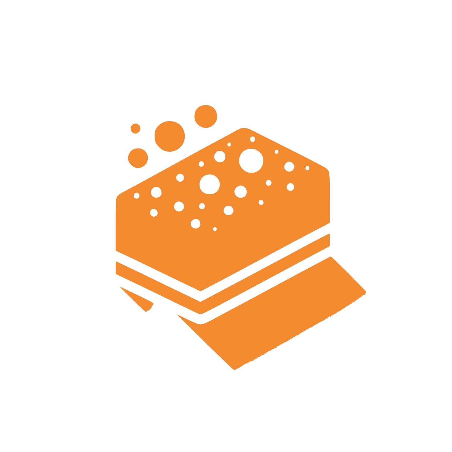 Three Layer Cake Logo #F28B30