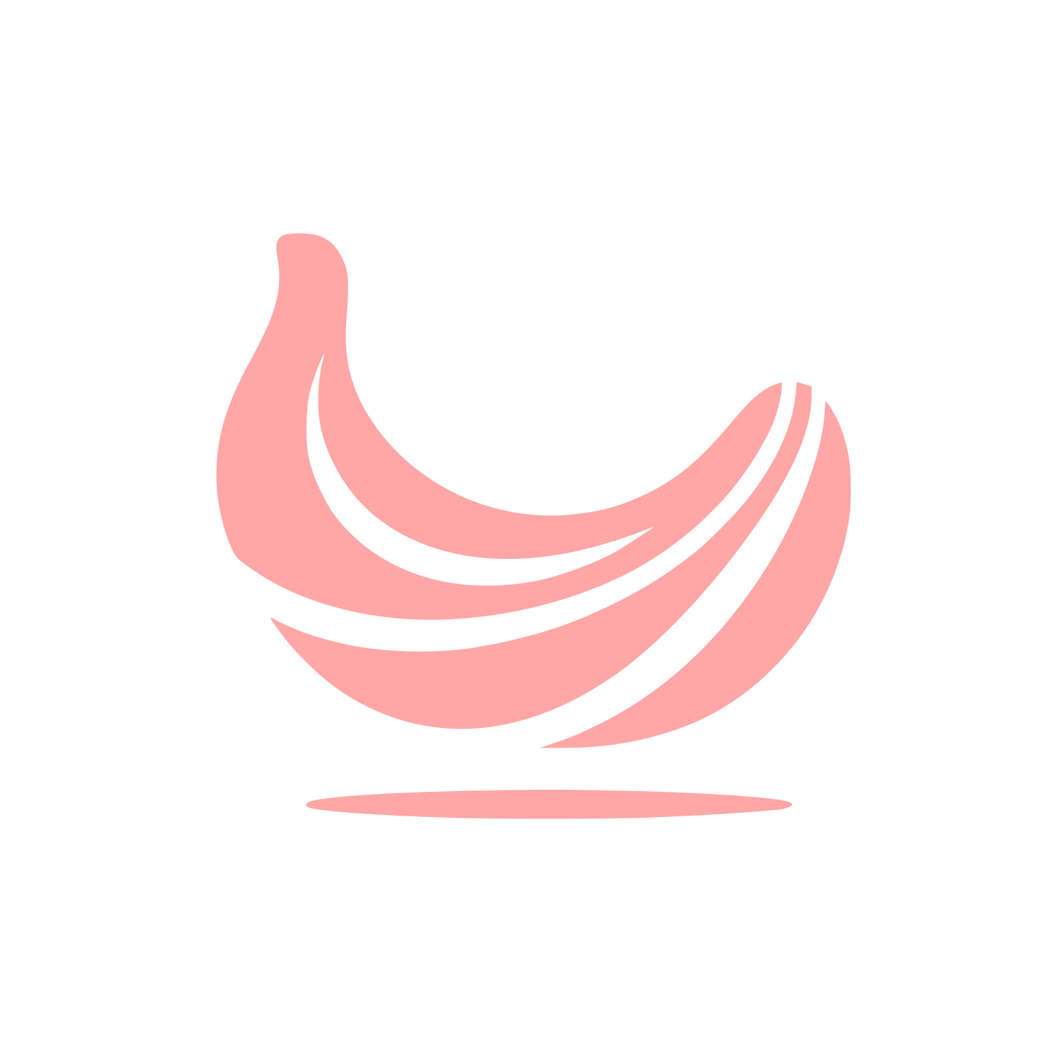 Banana Logo Design #ffa6a6