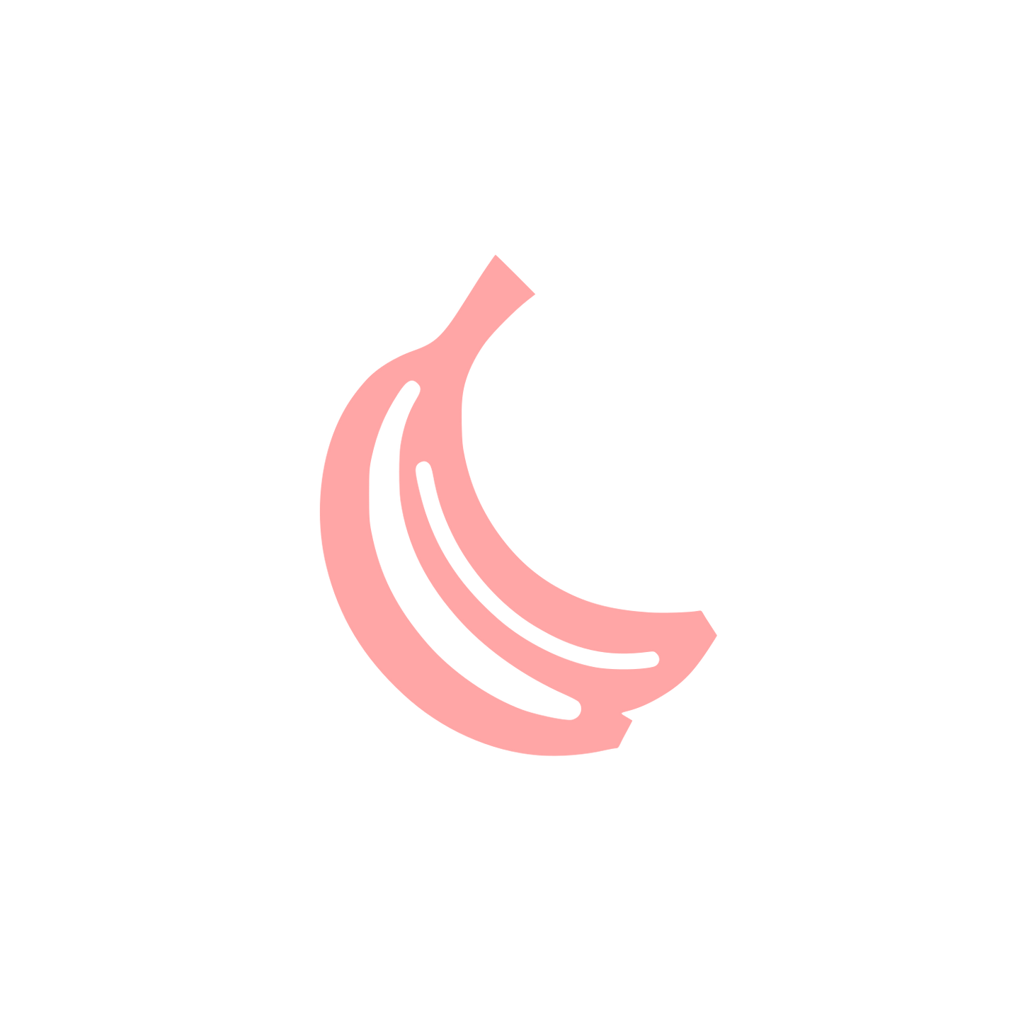 Banana Logo Design #ffa6a6