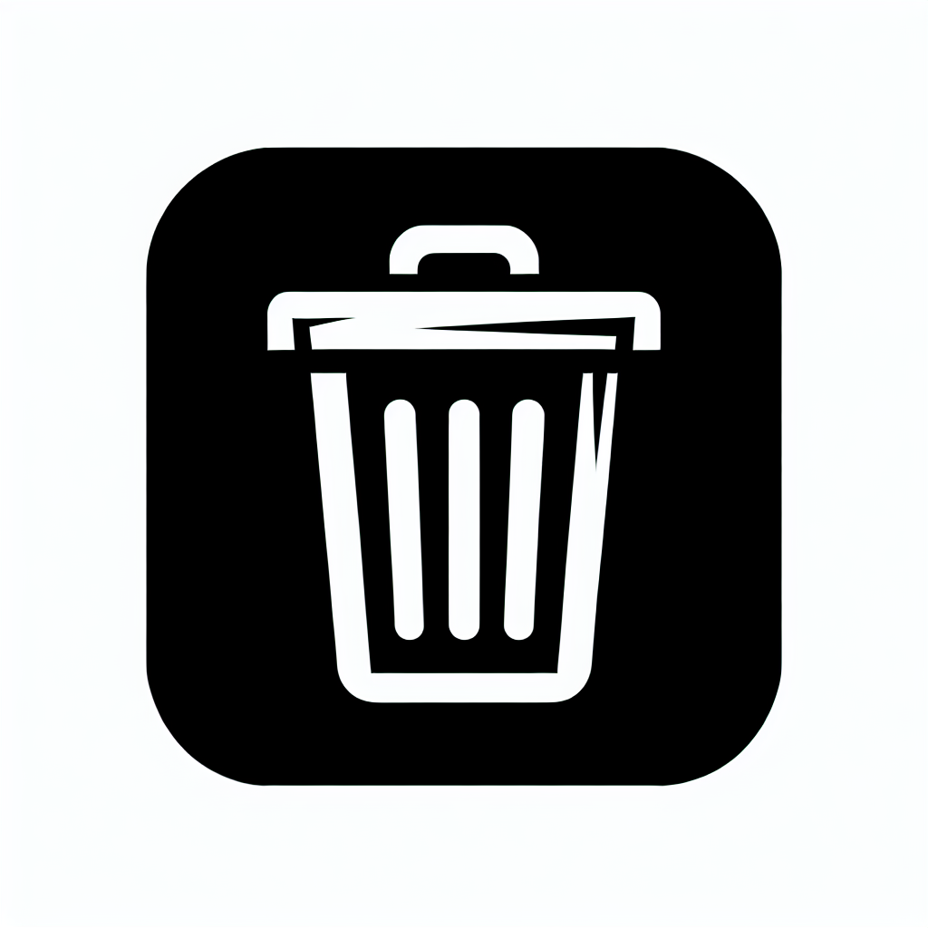 Trash Can Logo