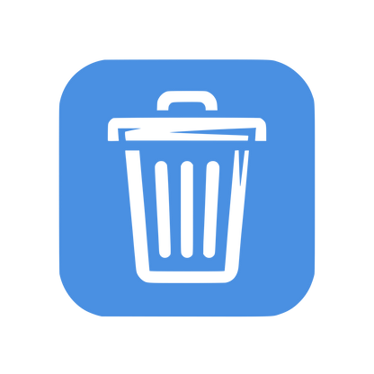 Trash Can Logo #4A90E2