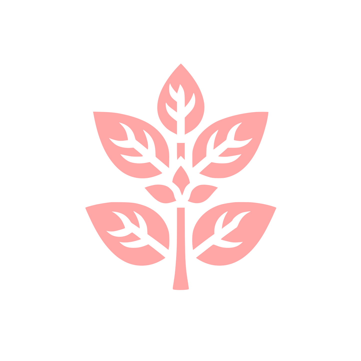 Leafy Tree Logo #ffa6a6