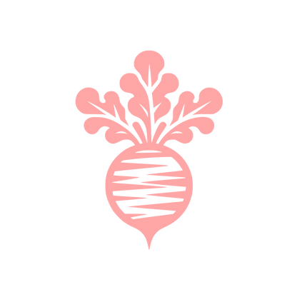 Logo with Radish Design #ffa6a6
