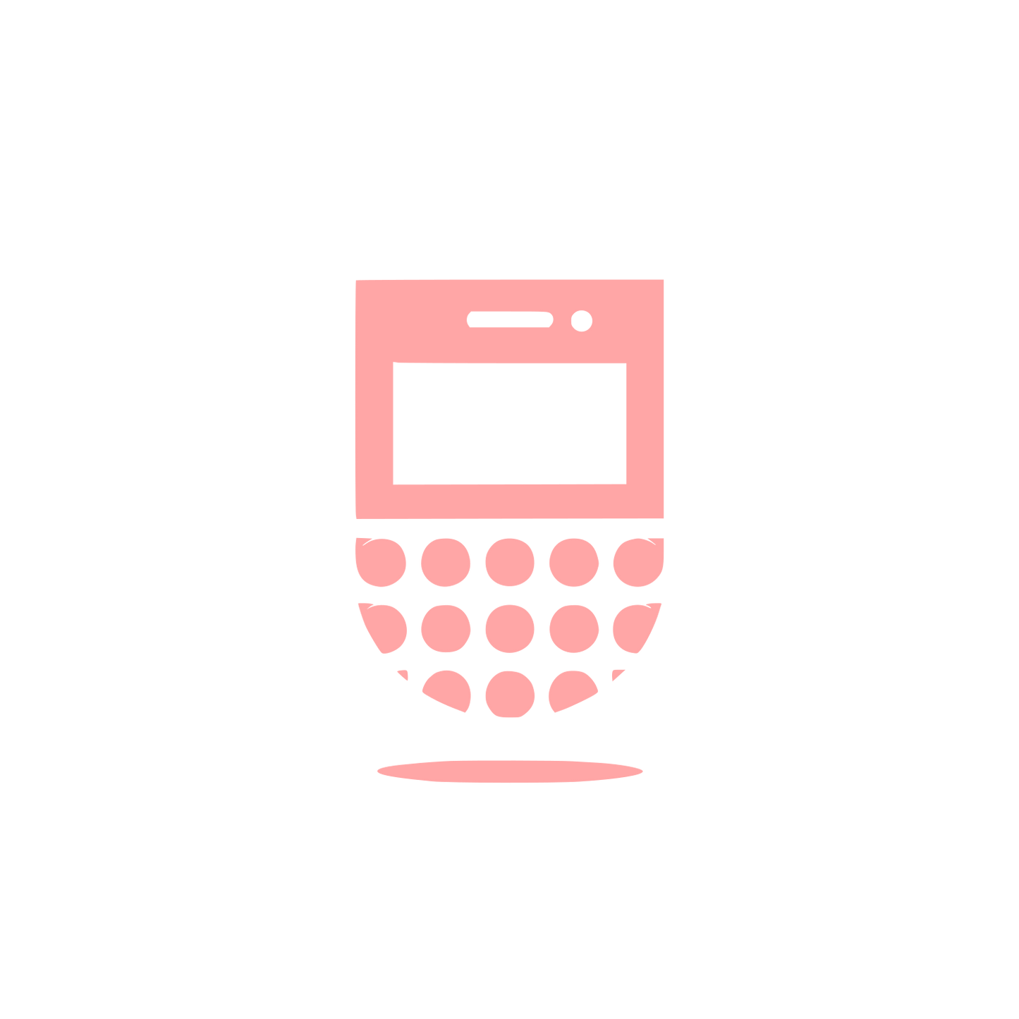 Mobile Device Logo #ffa6a6