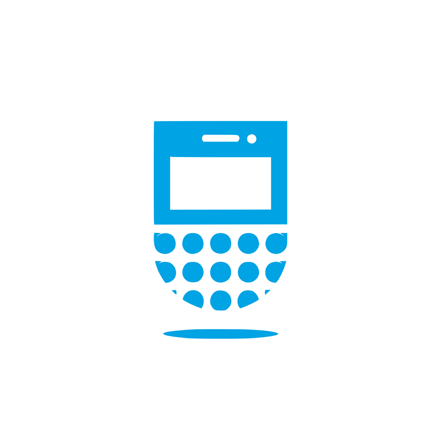 Mobile Device Logo #00a3e4