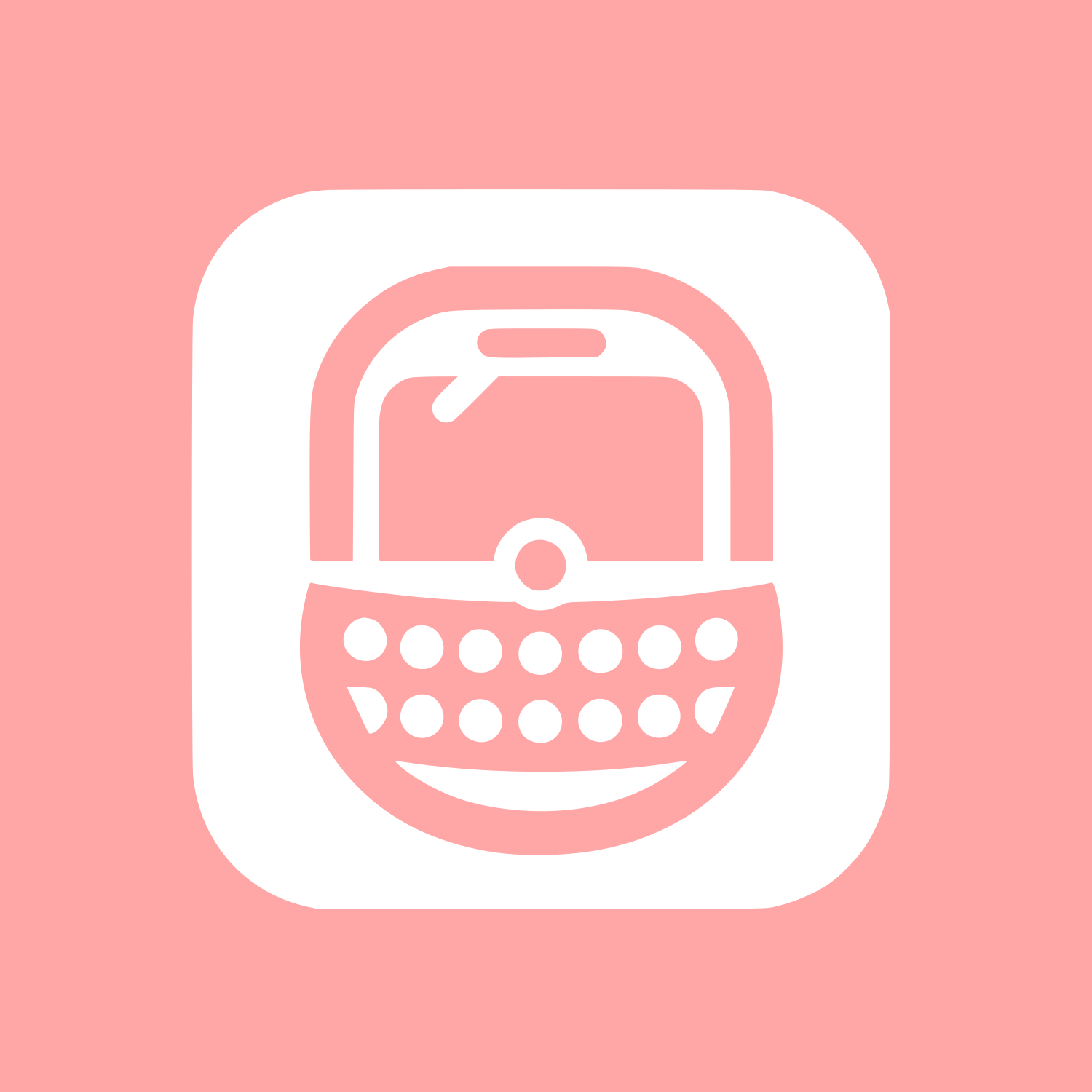 Mobile Device Logo #ffa6a6