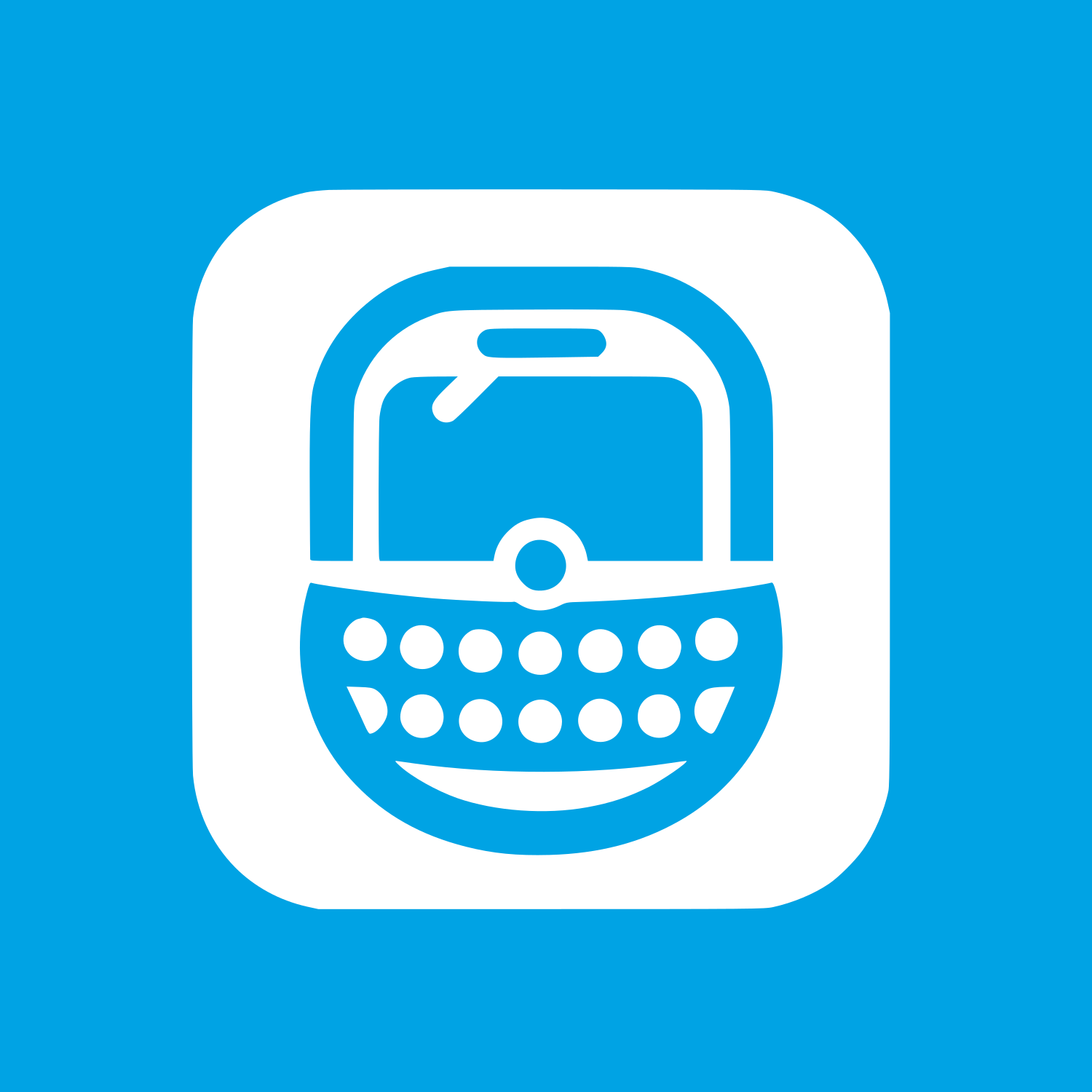 Mobile Device Logo #00a3e4