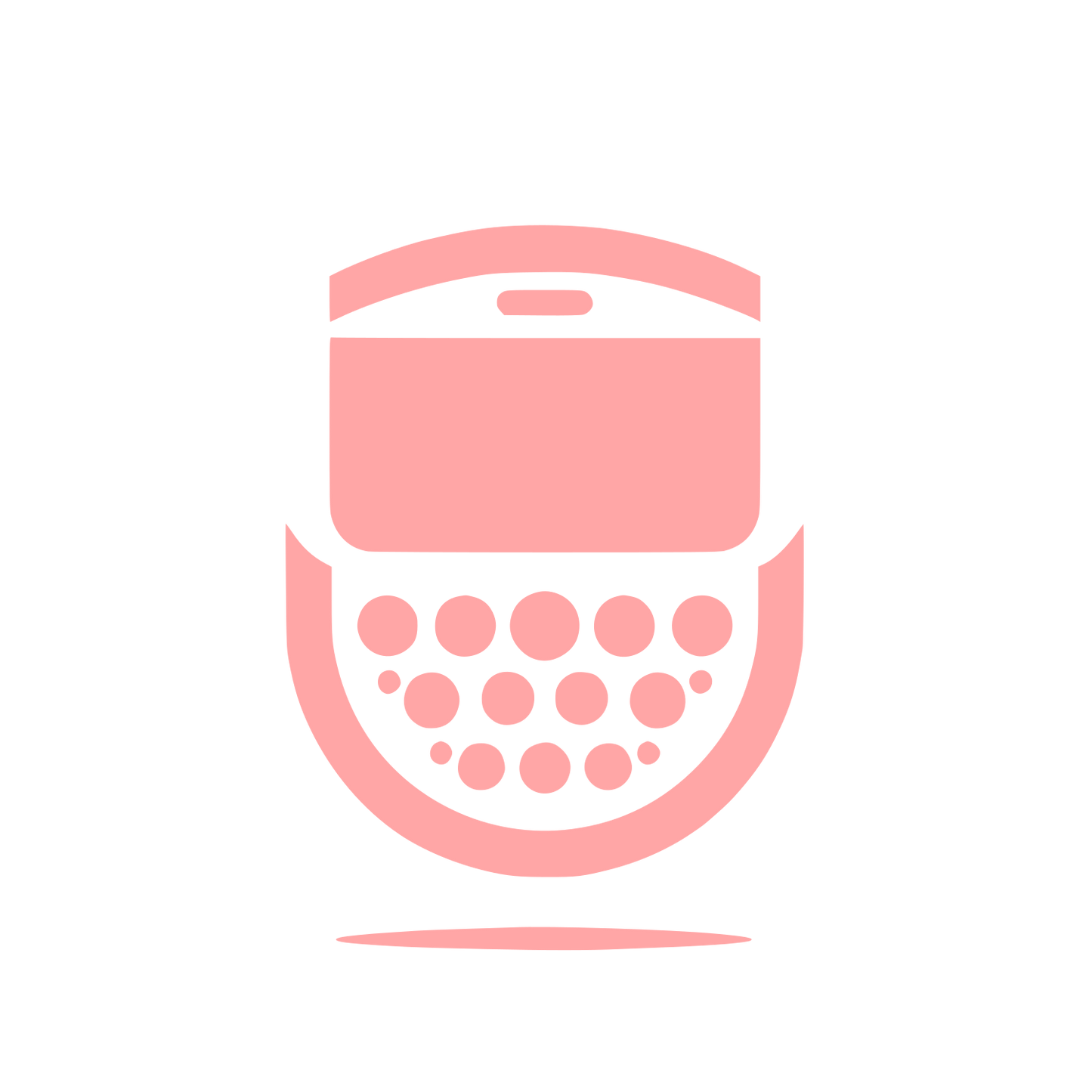 Mobile Device Logo #ffa6a6