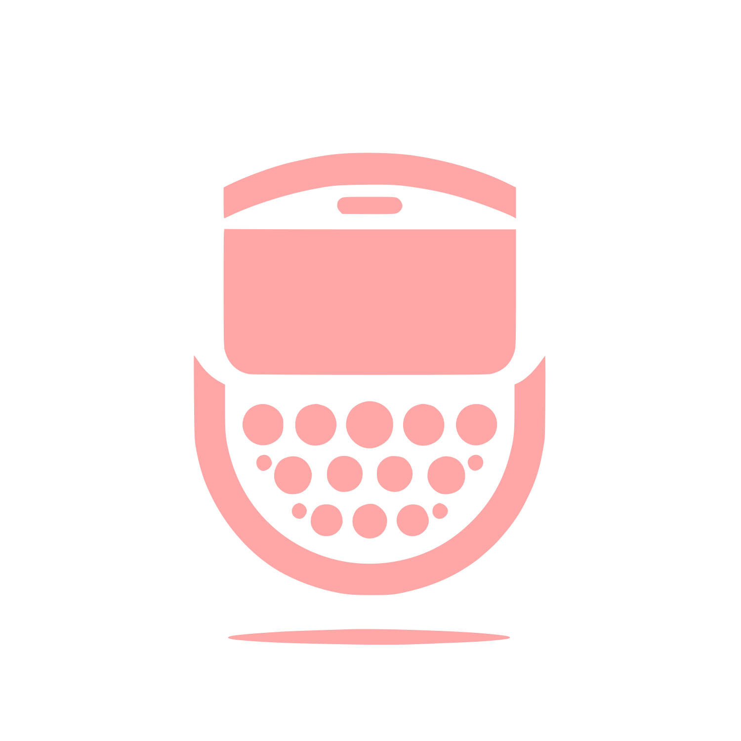Mobile Device Logo #ffa6a6