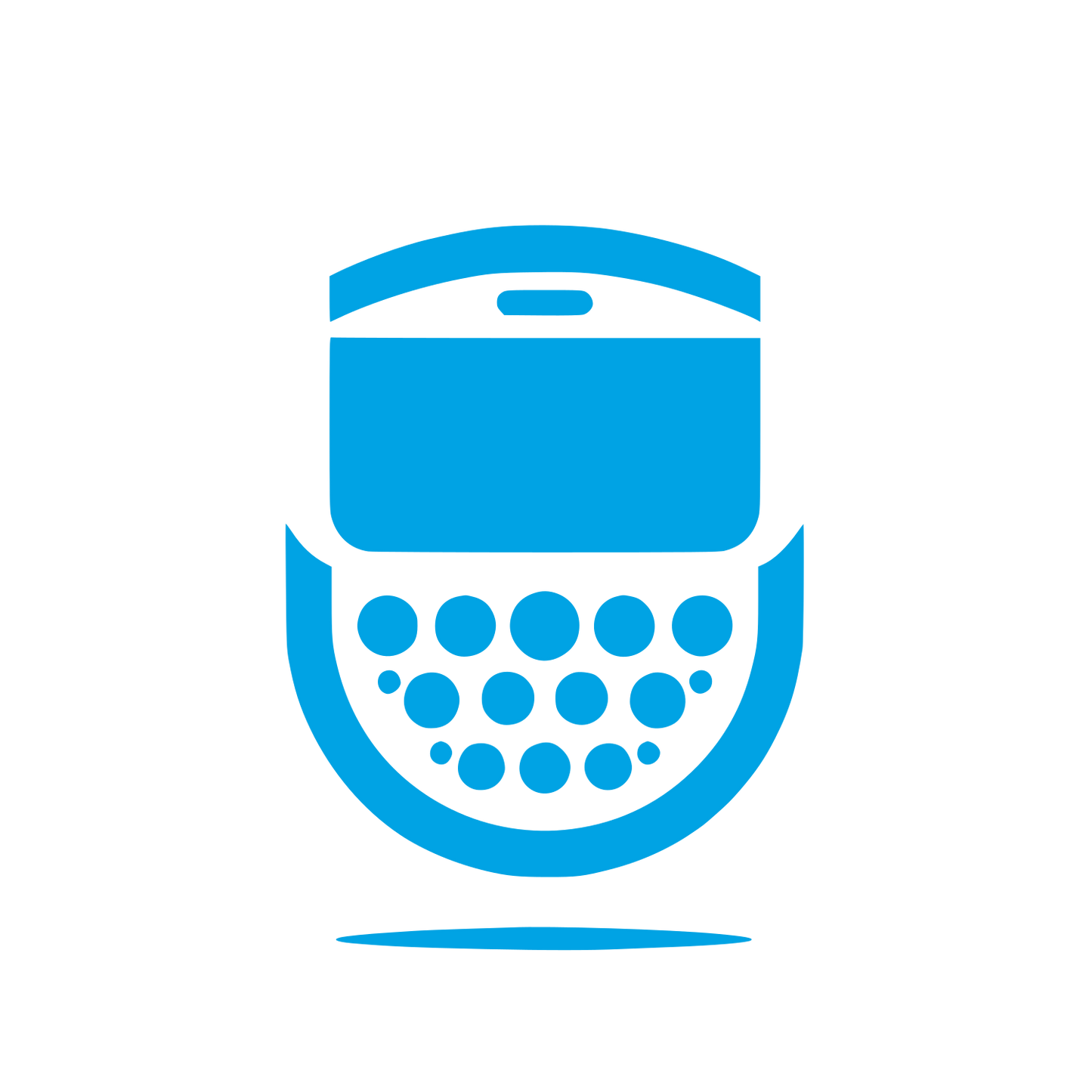 Mobile Device Logo #00a3e4