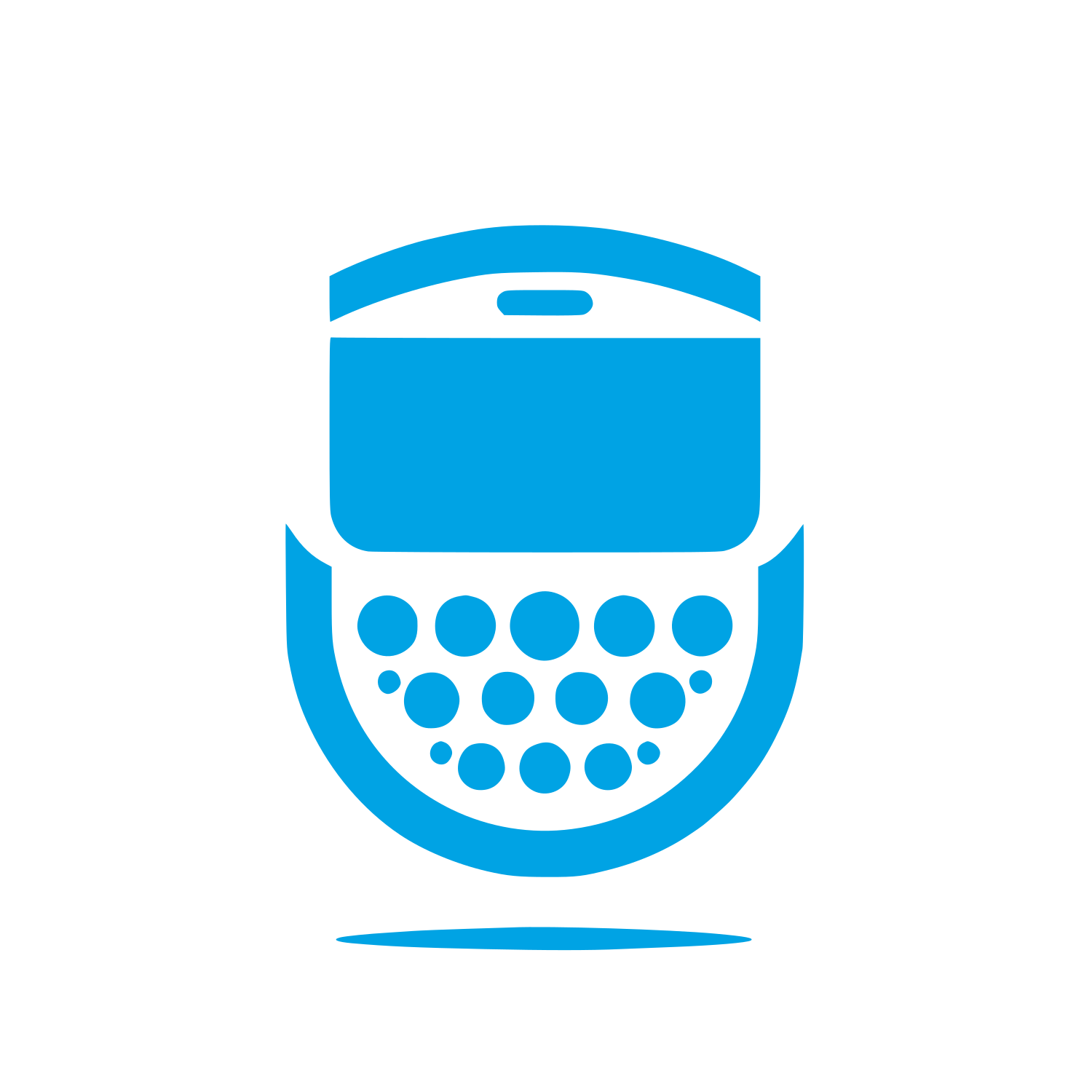 Mobile Device Logo #00a3e4