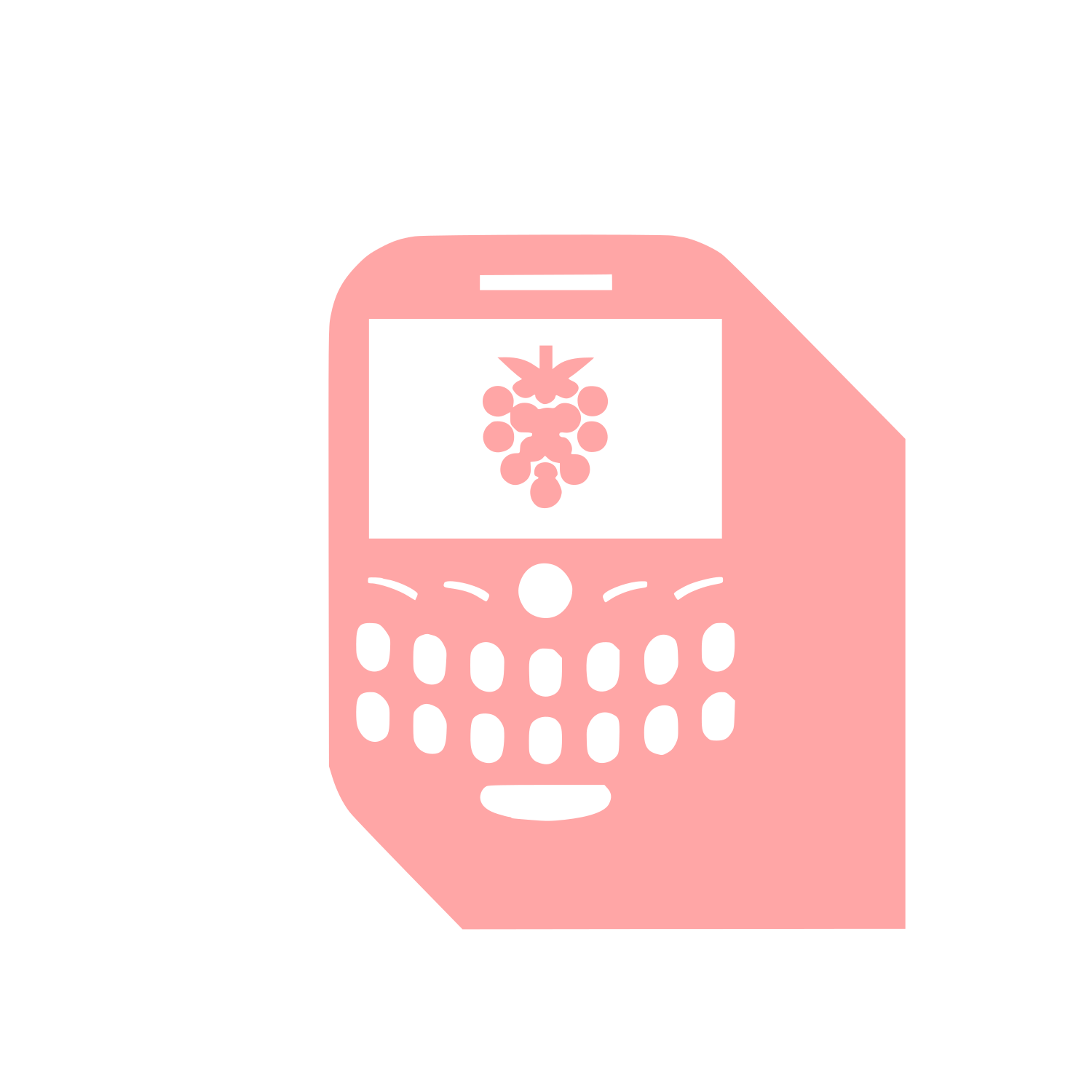 Mobile Phone Logo #ffa6a6