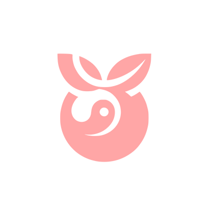 Yin Yang Logo Design #ffa6a6